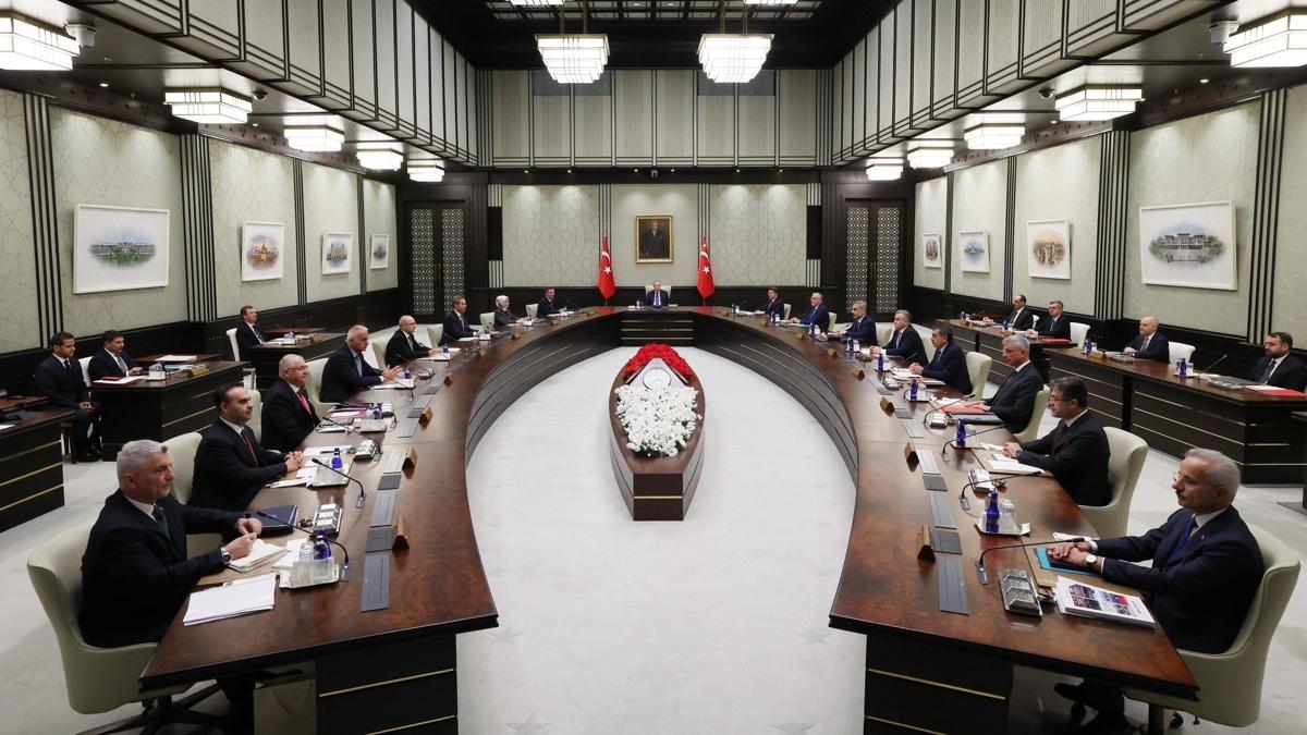 Cumhurbakanl Kabinesi Erdoan Toplant fotoraflar resimleri