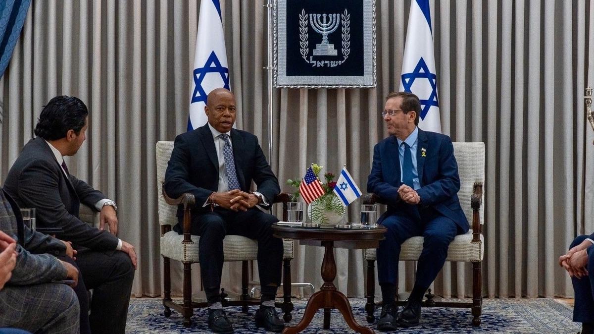 israil mamdani eric adams new york netnayhau fotoraflar resimleri