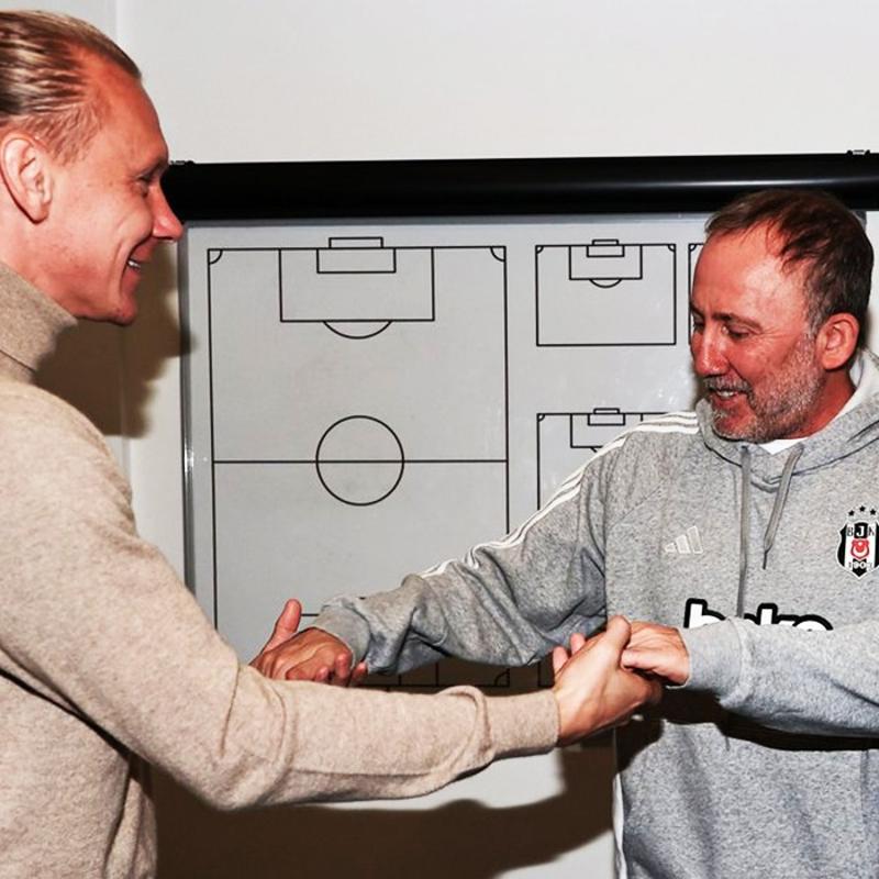 Domagoj Vida, Be�ikta�'� ziyaret etti