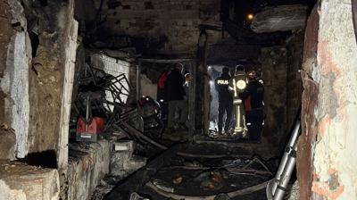 Bursa'da yangn facias! Ekipler 1 kiinin cesedine ulat
