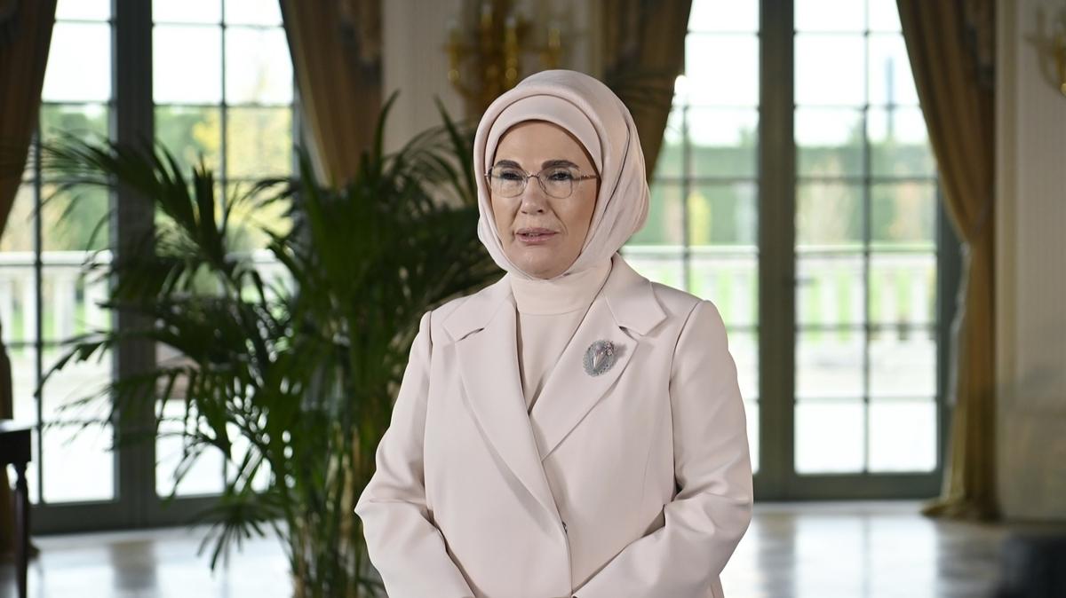 Emine Erdoan Video mesaj Mesaj fotoraflar resimleri