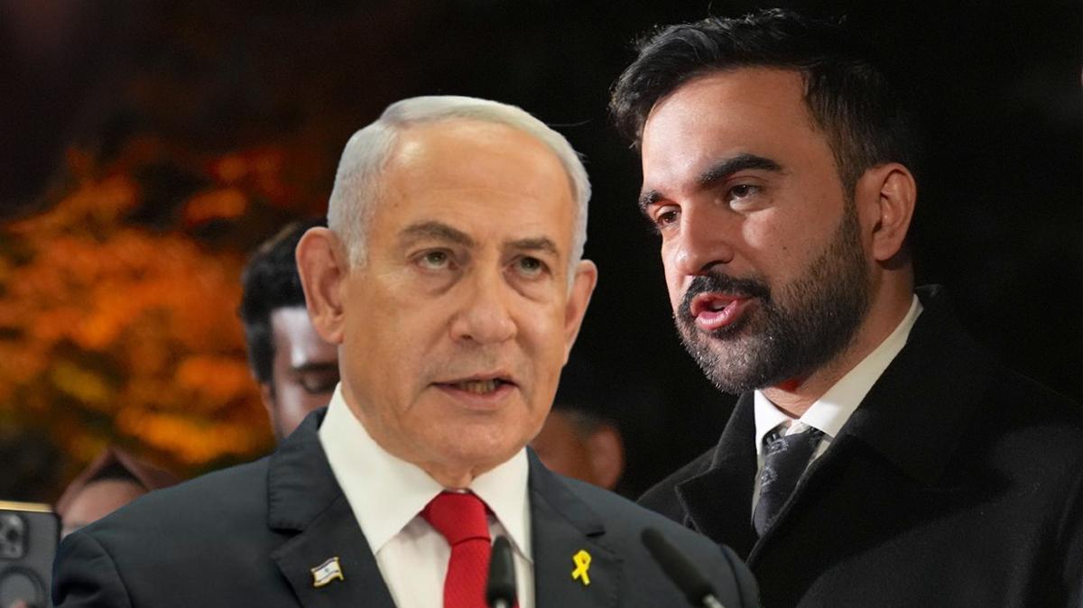 Zohran Mamdani Demokrat aday Binyamin Netanyahu fotoraflar resimleri