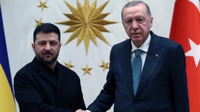 Beştepe'de önemli buluşma... Başkan Erdoğan, Zelenski ile görüştü