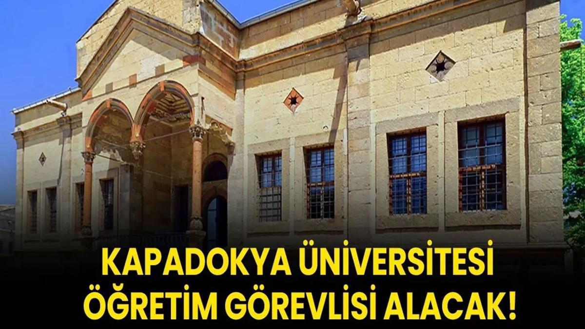 Kapadokya niversitesi Rektrlk retim Grevlisi Alm fotoraflar resimleri
