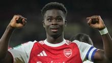 Arsenal, yldz Bukayo Saka'y takmda tutuyor