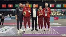 Eskrimde milli sporculardan 1 altn ve 1 gm madalya