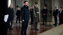 Zelenski, Antkabir'i ziyaret etti