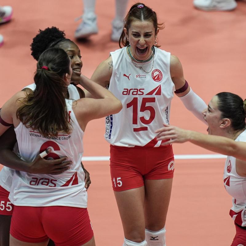 Aras Kargo evinde Beikta'a set vermedi