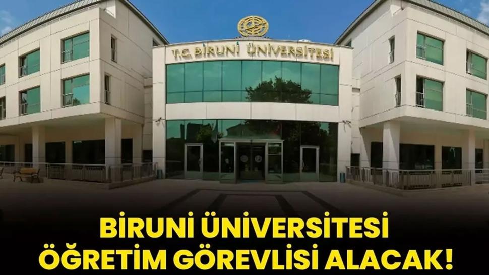 Biruni Üniversitesi Öğretim Görevlisi alacak!