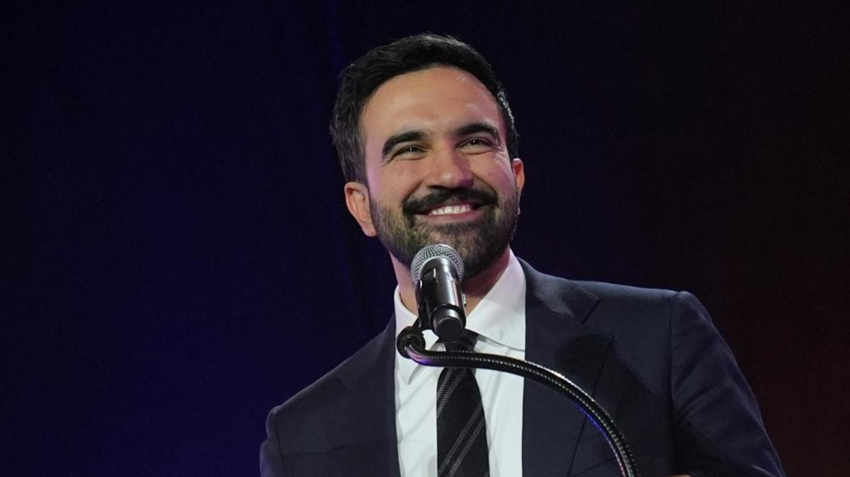  buluma  Demokrat aday Trump Zohran Mamdani New York Belediye Bakanl fotoraflar resimleri