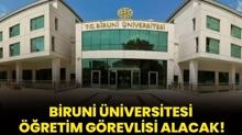 Biruni niversitesi retim Grevlisi alacak!