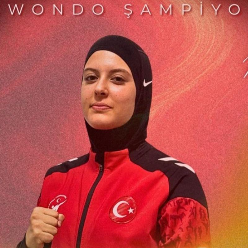 Milli tekvandocu Elifnaz Kseolu, Avrupa ampiyonu!