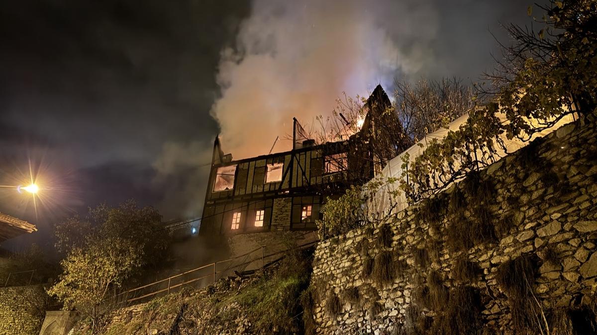 tarihi konak yangn Safranbolu fotoraflar resimleri