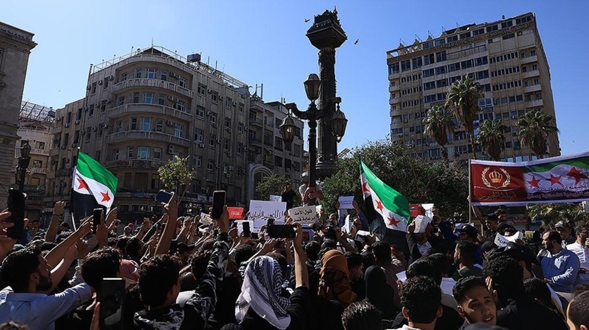 PKK/YPG kart gsteri am SDG ad Kuzey Suriye Terr rgt fotoraflar resimleri