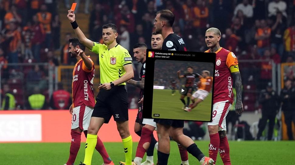 Galatasaray'dan maç sonu tepki! "Gören VAR mı?"