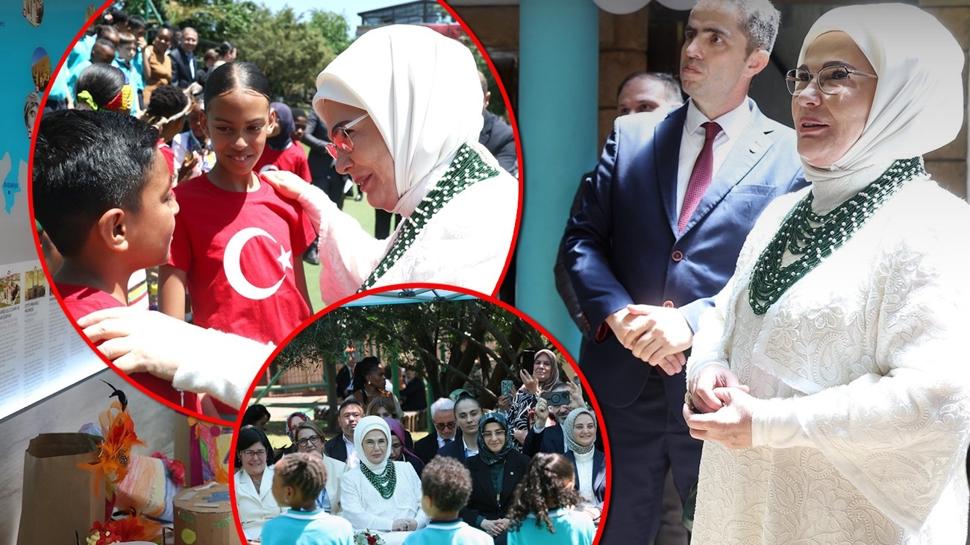 Güney Afrika'ya "Maarif" köprüsü! Emine Erdoğan'a içten karşılama