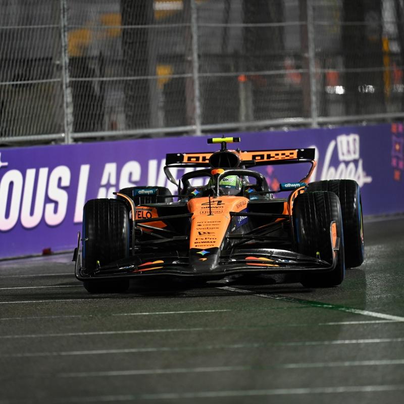Lando Norris, Las Vegas Grand Prix'sinde ilk sradan balayacak