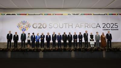 Bakan Erdoan, G20 Liderler Zirvesi'nde aile fotorafna katld