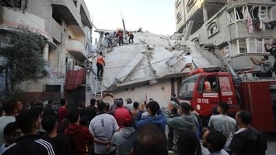 Katil srail 5 farkl yere saldrd: 21 ehit