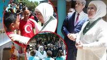 Gney Afrika'ya ''Maarif'' kprs! Emine Erdoan'a iten karlama