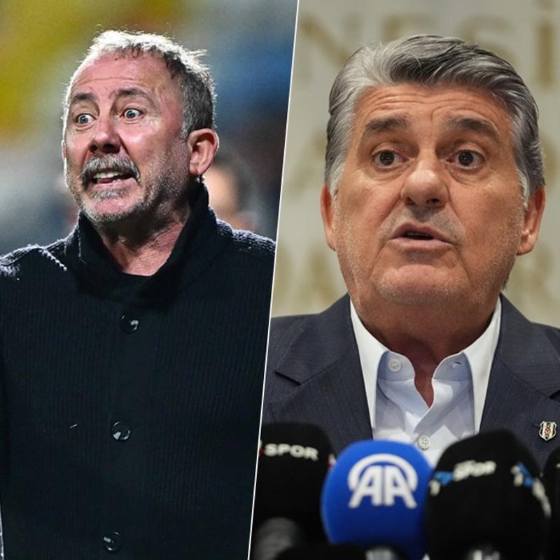 Be�ikta� taraftarlar�ndan 'istifa' �a�r�s�! Sergen Yal��n ve y�netime tepki