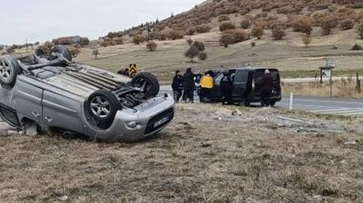 Afyonkarahisar'da feci kaza: Yarallar var
