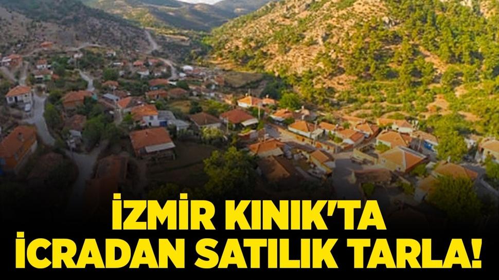 İzmir Kınık'ta 8100 metrekare icradan satılık tarla!