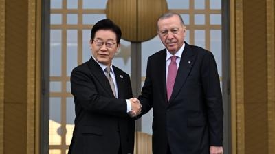 Gney Kore Devlet Bakan Lee Jae Myung Ankara'da