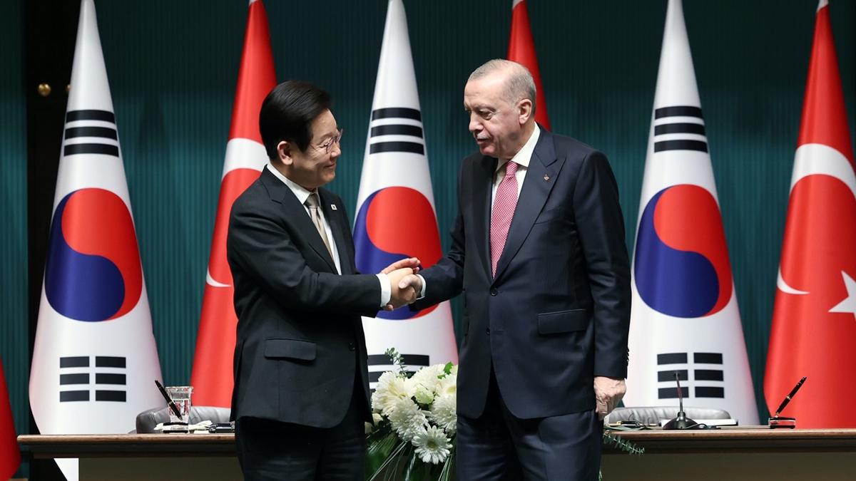 Erdoan Lee ortak basn Gney Kore Cumhurbakan Gney Kore fotoraflar resimleri