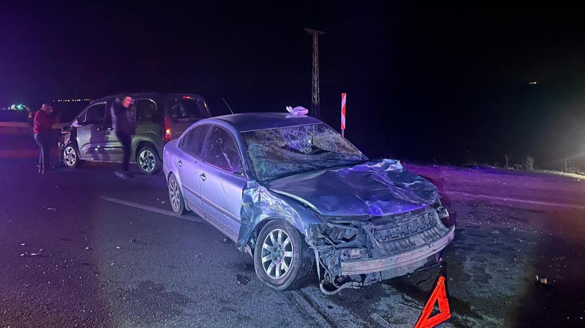 Alaca kazas  bykba hayvan arpma  3 yaral fotoraflar resimleri