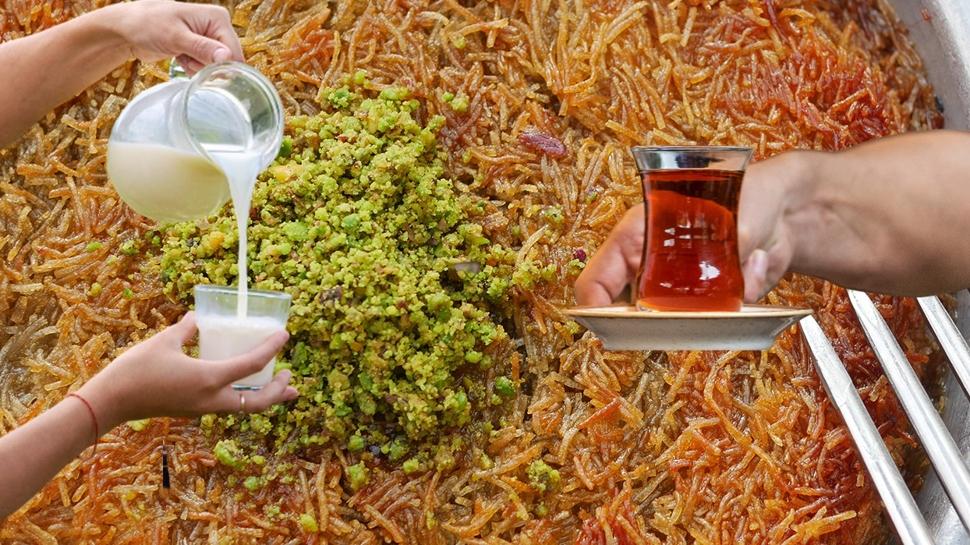 Künefenin yanında süt mü yoksa çay mı içilir? Meğer en lezzetlisi…