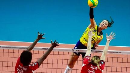 Fenerbahe Medicana, Benfica'ya set vermedi