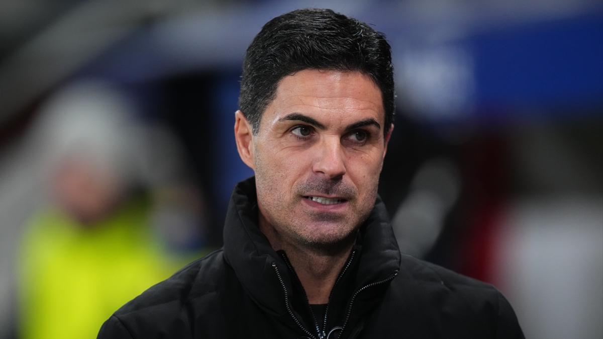 Arsenal Teknik Direktr Mikel Arteta ampiyonlar Ligi fotoraflar resimleri