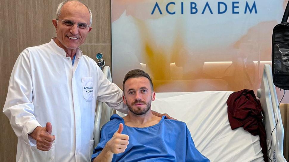 Trabzonspor'da Edin Visca bıçak altına yattı