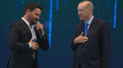 Bakan Erdoan ile bir araya geldi