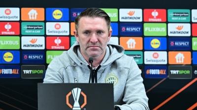 Ferencvaro hocas Robbie Keane: Fenerbahe ok iyi ve ok gl bir takm