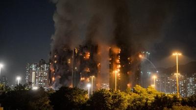 Hong Kong'da yangn facias: ok sayda can kayb var