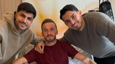 Uurcan akr ve Eren Elmal, Edin Visca'y yalnz brakmad