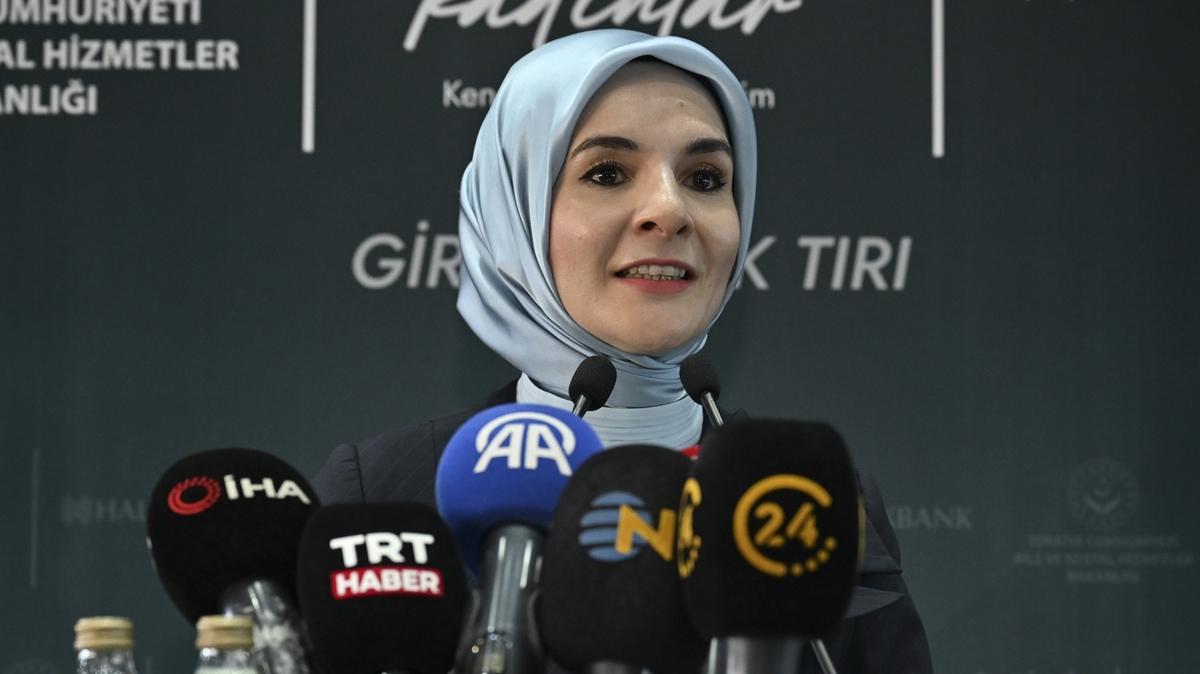 Aile ve Sosyal Hizmetler Bakan Mahinur zdemir Gkta Bakan Gkta Ykselen Kadnlar Giriimcilik Eitim Tr Lansman fotoraflar resimleri