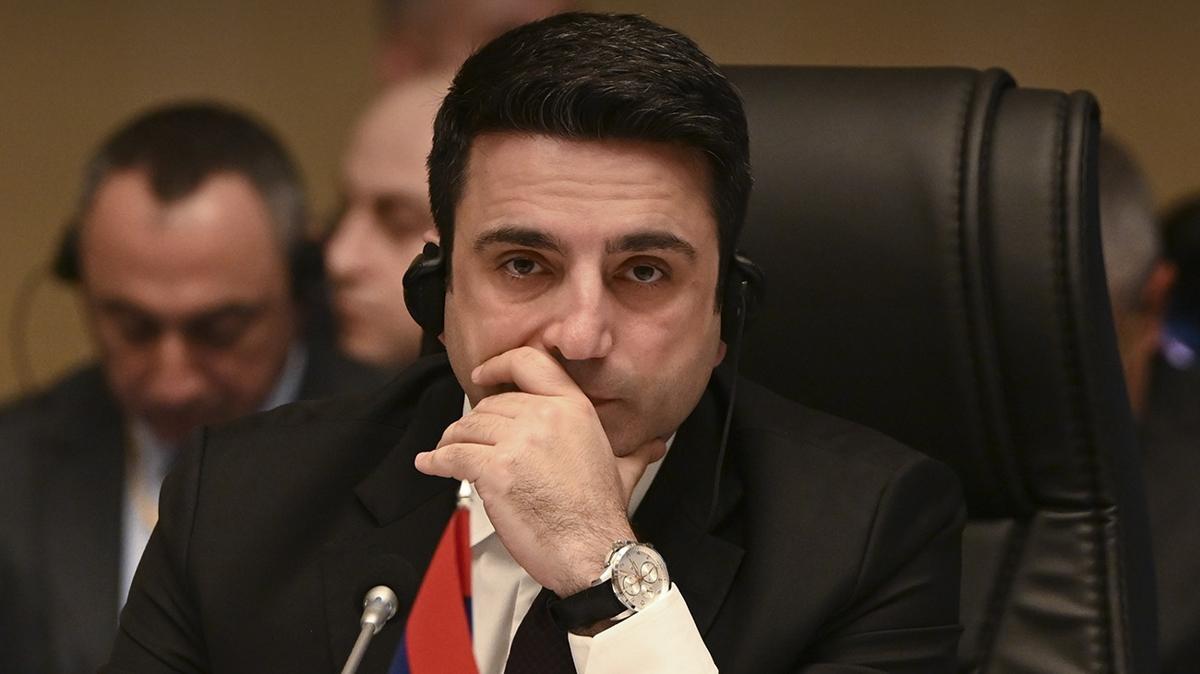 Ermenistan Parlamentosu Alen Simonyan Azerbaycan ziyareti fotoraflar resimleri
