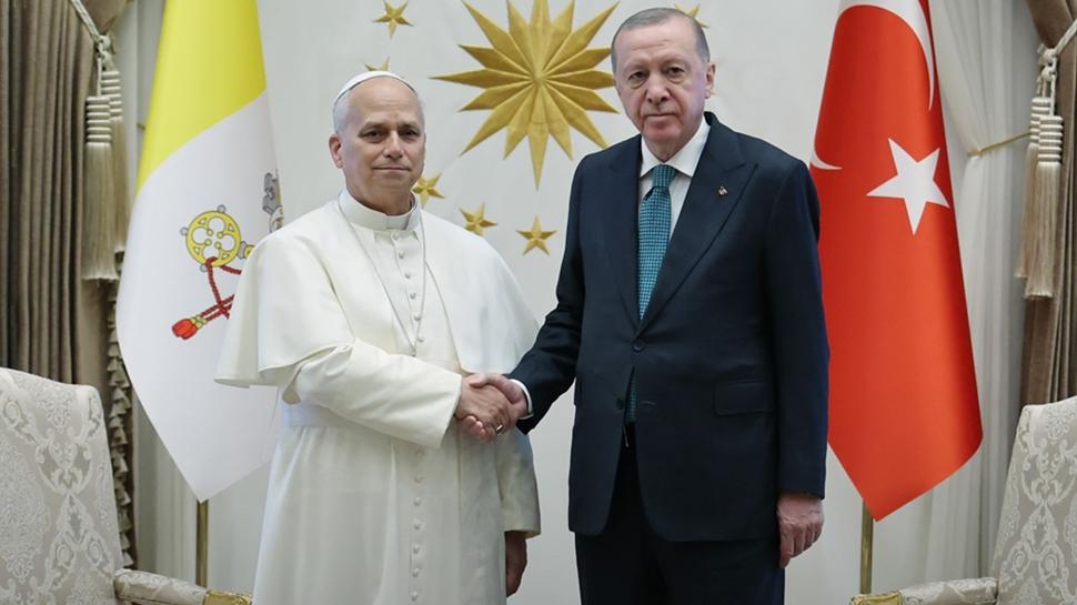 Papa 14. Leo Ankara'da... Başkan Erdoğan'dan önemli açıklamalar