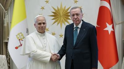 'nsani ve ahlaki bir sorumluluk' Bakan Erdoan - Papa grmesinde Gazze mesaj