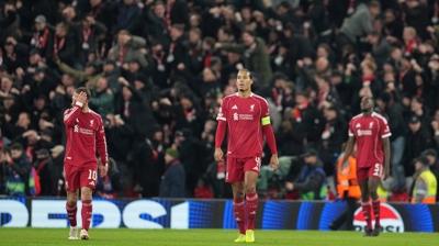 Liverpool, Devler Ligi'nde PSV'ye boyun eğdi