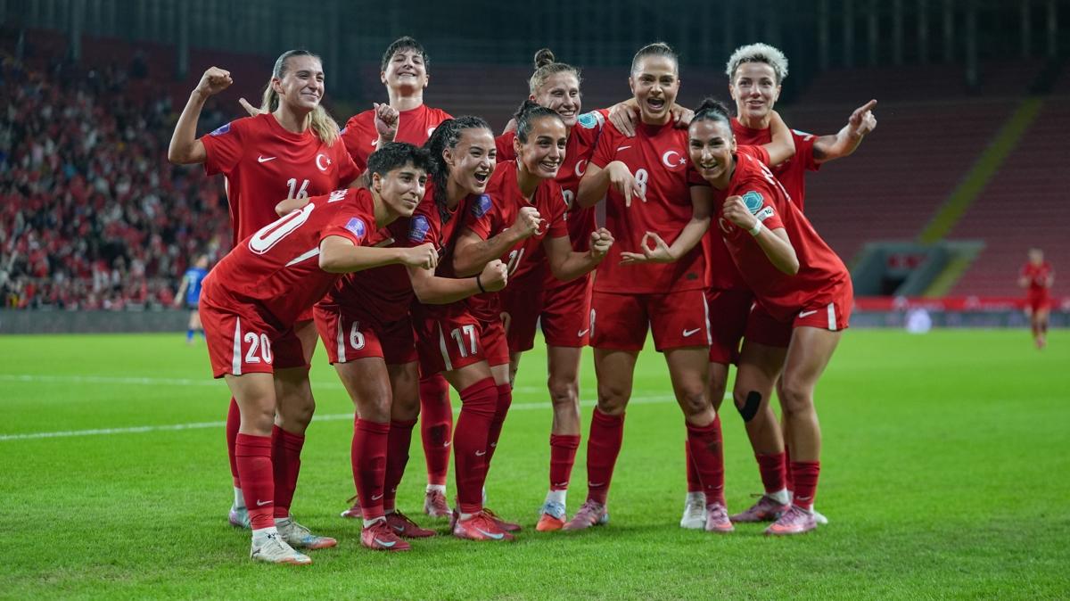 a milli kadn futbol takm trkiye arnavutluk fotoraflar resimleri