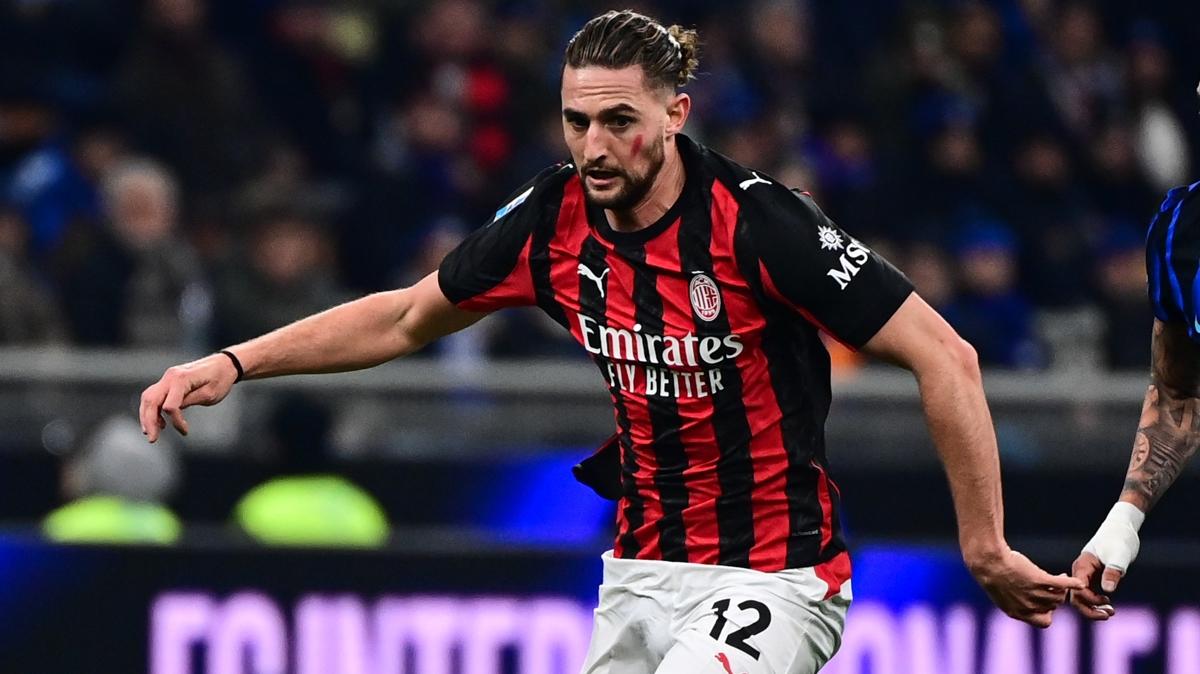adrien rabiot milan serie a fotoraflar resimleri