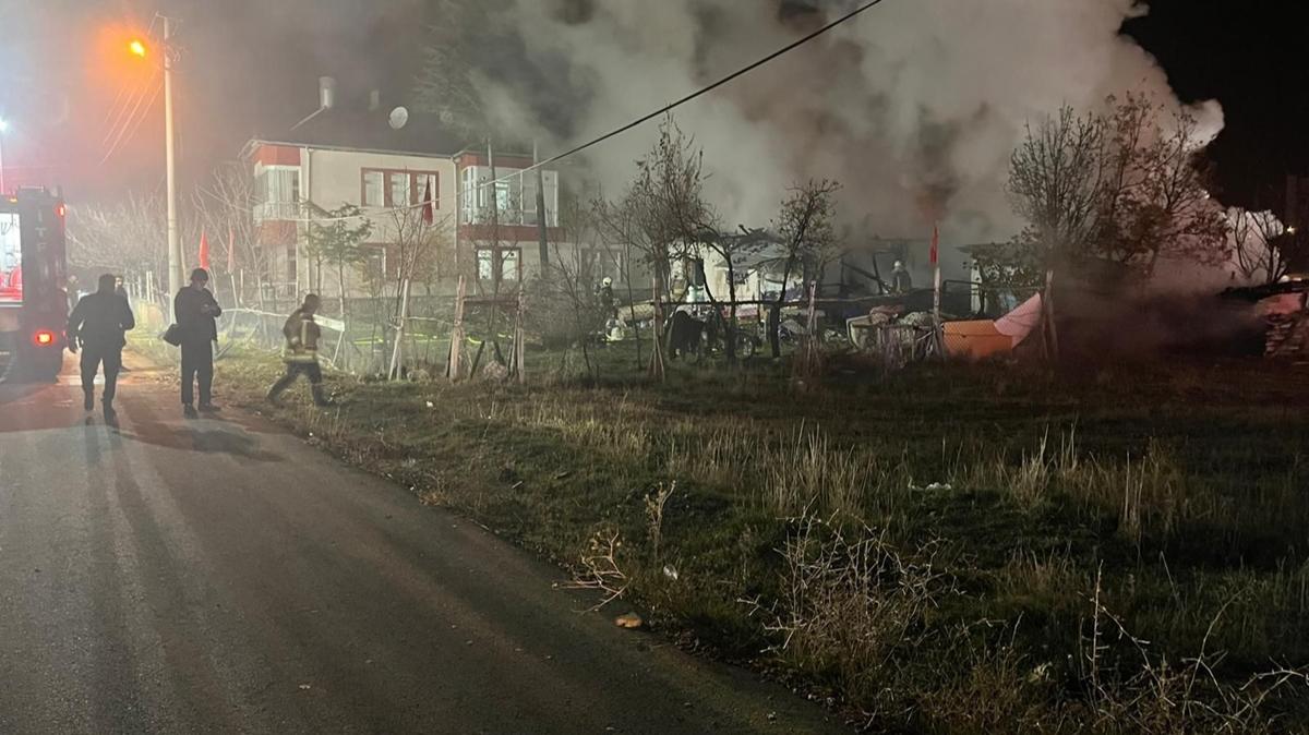 Ankara engelli kardeler ev yangn fotoraflar resimleri