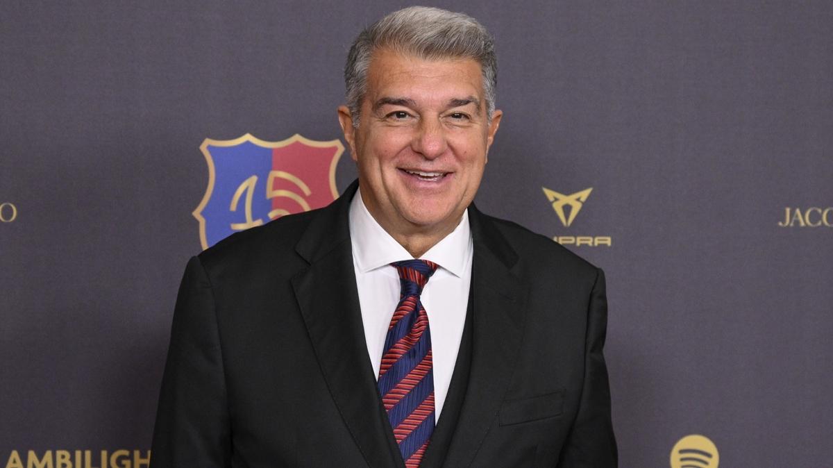 joan laporta barcelona la liga fotoraflar resimleri
