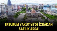 Erzurum Yakutiye'de icradan satlk arsa!