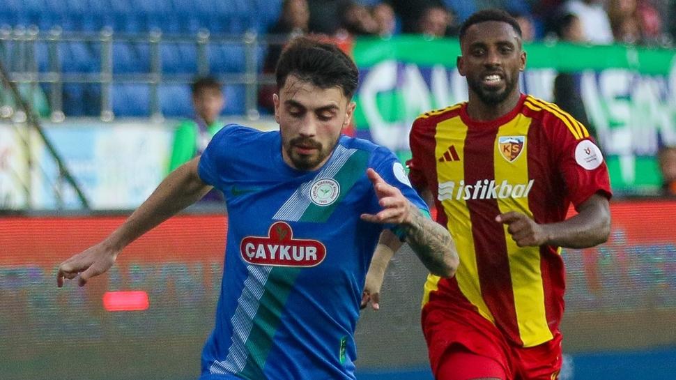 Kayserispor, Rize'de tek golle kazandı