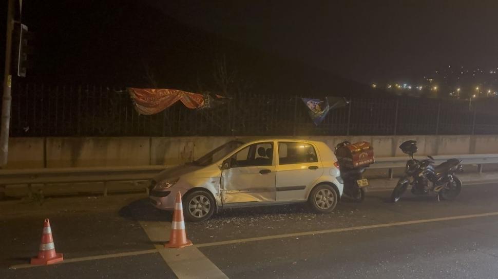 Maltepe'de zincirleme kaza! Yaralılar var